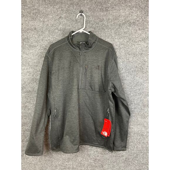 The North Face Jacket Men's XL Gray Half Zip - Picture 1 of 13